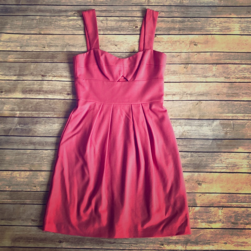 EUC Trina Turk Watermelon Dress with Cutout